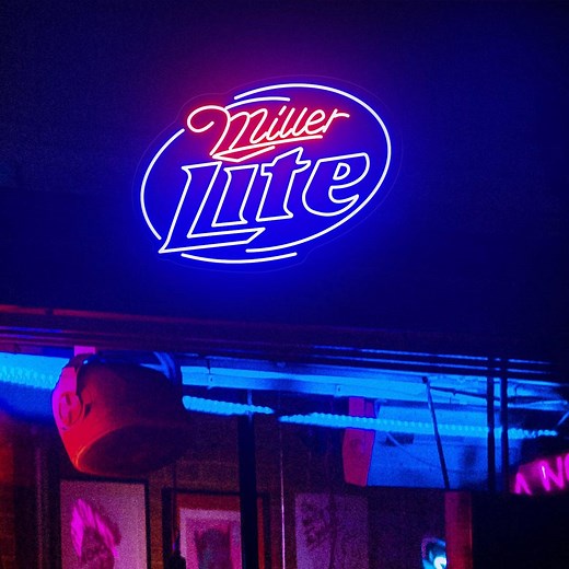 Custom Home Bar Decor, Fathers Day Gift, Vintage Beer Decor, Home Bar LED Sign, Personalized Gifts Bar Wall Art, Mancave Bar Decor Art - Etsy