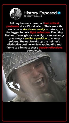 Why Soldiers Put Nets On Their Helmets 🪖🎯