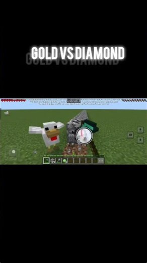 gold vs diamond #vrial #trinding #youtubeshorts #yo#mincraft