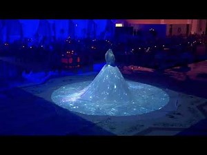 3D Projection mapping on wedding dress