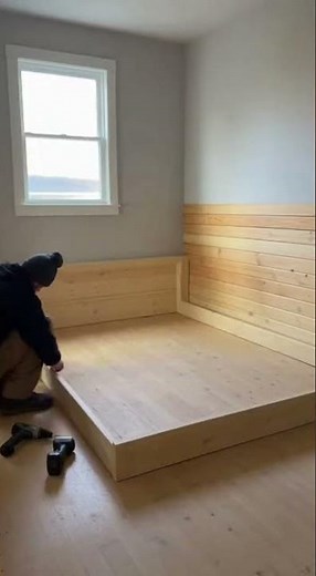 ✨ Cozy Wooden Lakeside Cabin Room Transformation | Tiny Cabin Decor”