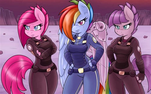 Mlp FIM: Alternate Timeline Rainbow Dash Tribute