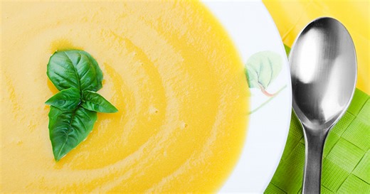 Soupe de courge spaghetti