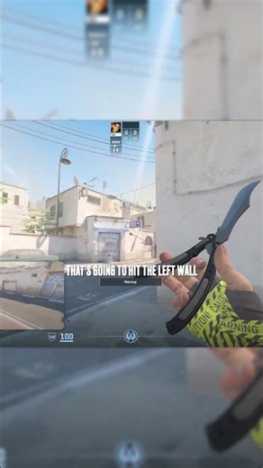 NEW Defensive Smoke on Dust II! #cs2 #counterstrike #shorts