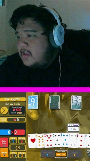 It's the PSYCHIC KING WHAT'RE YOU DOING! #balatro