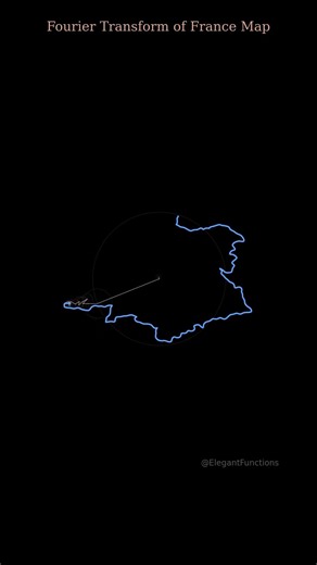 Fourier Drawing of France Map