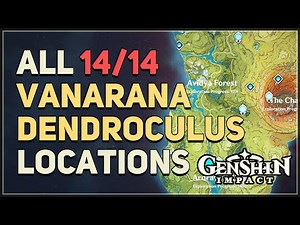 All Vanarana Dendroculus Genshin Impact