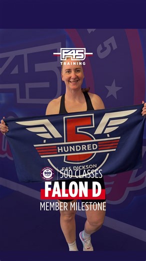 F45 Training Dickson on Instagram: "FALON — 500 SESSIONS STRONGER! 💥🔥 Falon has officially reached 500 sessions, and her journey is nothing short of incredible. Through a massive weight loss transformation — shedding dozens of kilos — she didn’t just change her body, she fell in love with the process, the training, and the F45 lifestyle! A focused hybrid athlete and HYROX machine, Falon has already taken on multiple races — with her and partner-in-life Pete now closing in on 10 HYROX events co