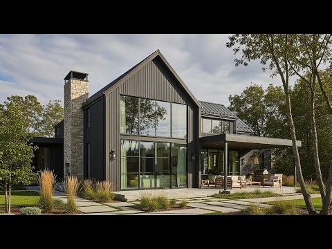 Modern Barn House Exterior Design Ideas | Rustic Meets Luxury