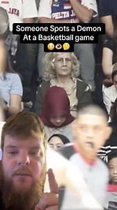 Demon spotted at basketball game #demon #scary #sports #basketball #nba #monster #evil | itsweirdtime