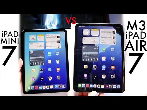 M3 iPad Air 7 Vs iPad Mini 7! (Comparison) (Review)
