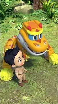 🚀GOGODINO, let's go! Time to rescue the Allosaurus from the swamp!🔥 #dinosaur #dinosaur #cartoon