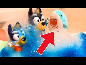 Bluey and Bandit Bubble Bath Play Part 2