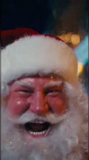 Overexcited Santa Delivers Gifts at Warp Speed! 🚀 Fun Holiday Short #trending #christmas