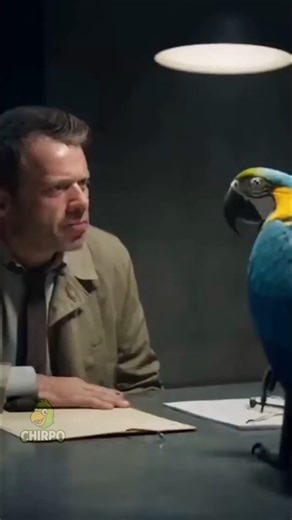 The most chaotic snitch in police history! 🚓 #parrot #funnyparrot #talkingparrot #comedy #funny | Chirpo