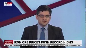 Iron ore prices hit a record high during the week – reaching just under $US200 per tonne. | Sky News Australia