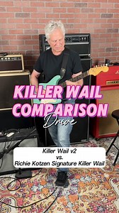 👂Take a listen to our 2 newly released Killer Wail wah pedals in a side-by-side comparison! Yesterday we demoed our Richie Kotzen Signature Killer Wail played clean and with drive engaged. But how does the RK Killer Wail sound compared to our new Killer Wail v2 pedal? You’re about to find out. 👀 Check out this video comparing both wah pedals played with drive. Here the Killer Wail v2 is followed by the Richie Kotzen Signature Killer Wail— same melody/riff. Hope this helps you hear the differen