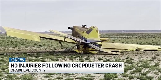 Cropduster crash reported in Craighead County
