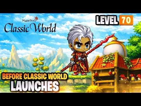 MapleStory Classic is Almost Here… So I Suffered Through Level 50–70 as a Warrior (Chronostory)
