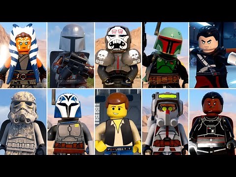 All DLC Characters in LEGO Star Wars: The Skywalker Saga