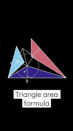 Triangle area formula