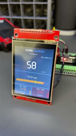 Selbst gebautes Rev-Dashboard
