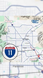 Work to replace I-515 signs with I-11 is nearly complete! Want to know why the change is happening, and why I-11 shares the road with US 95 and US 93? Watch to learn more. | Nevada Department of Transportation