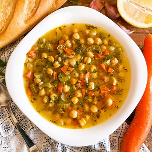 The Most FLAVORFUL Chickpea Soup | Easy Greek Revithosoupa Recipe