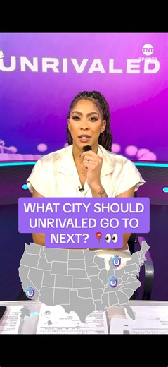 What city should @Unrivaled Basketball go to next? 📍 #unrivaled #basketball #playoffs #brooklyn #la