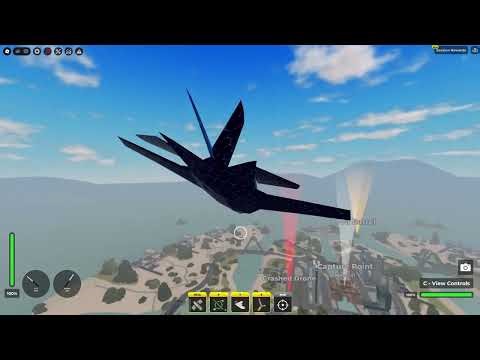Destroying War Tycoon server with the F-117N Seahawk