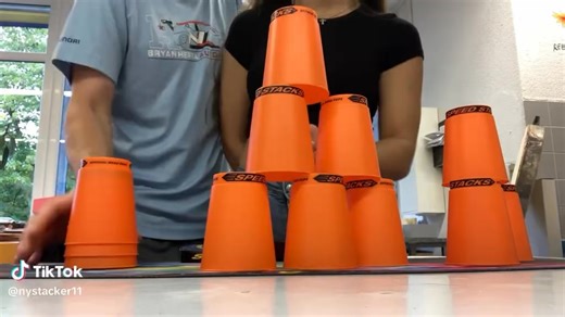 2K views · 26 reactions | Doubles. Double the fun. Double the challenge. Thanks to mikemccoy11 and stacking_jasjas (TikTok) for sharing! #speed #speedstacks #doubles | Speed Stacks Inc | Facebook