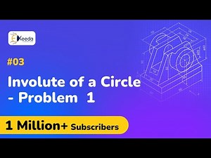 Problem 1 Based on Involute of a Circle - Engineering Curves - Engineering Drawing