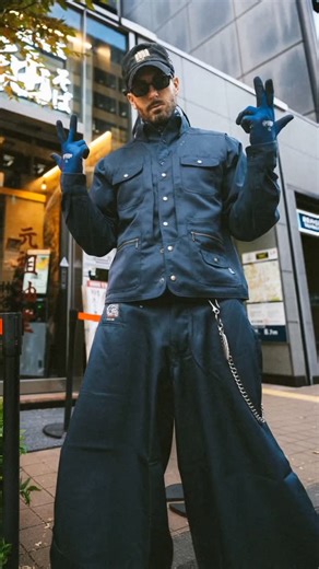 Jesse Wellens on Instagram: "Been filming all over Japan, and one thing that kept hitting me was how stylish the construction workers are out here. I’d be walking down the street and just get stopped by the silhouettes the baggy pants, the colors, the whole energy. It’s like workwear mixed with art. So I made a lookbook inspired by the drip they don’t even know they’re serving. Tokyo really does it different. 🇯🇵✨ photo Cred : @valdays"
