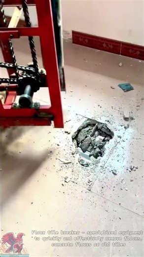 Powerful Tile Floor Breaking Machine #tools #shorts #viral #creative