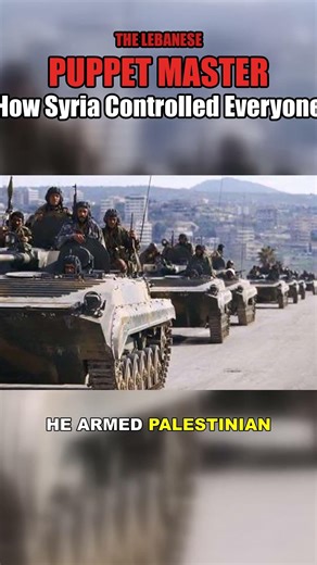 The Lebanese Civil War: How Syria Played ALL Sides to Stay in Control | Maps of Madness #Shorts