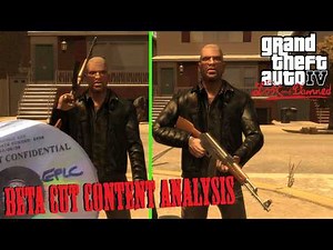 GTA 4 TLAD - Found Prototype/Beta Rifle Walk Animation (Cut Walkstyles Analysis)