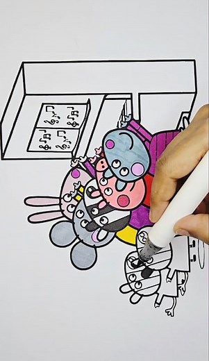 Peppa Pig Drawing and Coloring Pages, 289 #peppapigdrawing #peppapig #peppapigcoloring #drawing