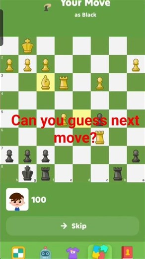 Can you guess the next move | chess puzzle | chesskids | lishanth