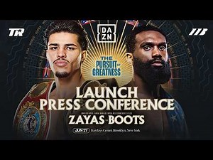 Xander Zayas Vs Jaron Boots Ennis Launch Press Conference | Matchroom Boxing