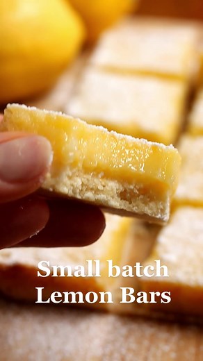 Small Batch Lemon Bars Recipe for Tangy Delights