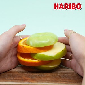 Real fruit flavour explosions that are apple-y delicious 🍏🍊 | Haribo Australia