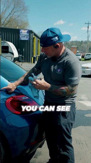 How to remove tree sap from your car at home! #shorts