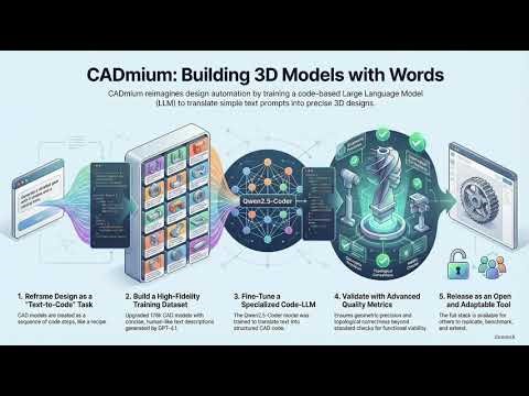 LLM 기반 CAD 설계 자동화 혁신: 대형 언어 모델로 3D CAD 디자인을 개선하는 방법