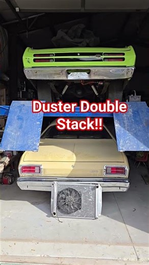 Double Decker Dusters- Stack 'Em Deep! #plymouthduster #shorts #mopar