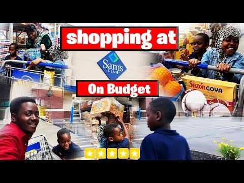 Sam's Club Shop With Me For Family of 4 - Snack & Grocery Haul With Kids - Family Vlog