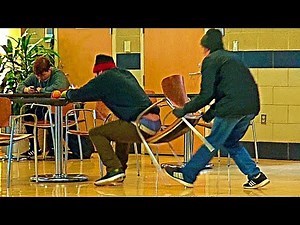 Chair Pulling Prank Part 11