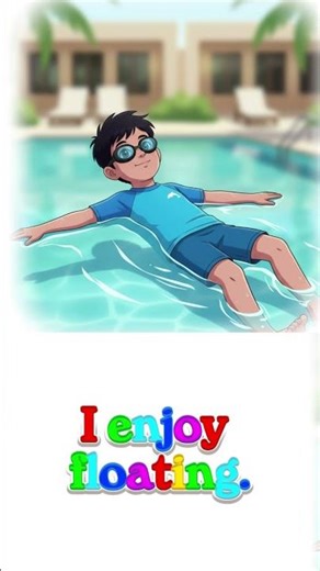 Super easy english learning, going to the swimming pool