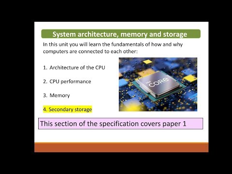 Crash course: GCSE Computer Science OCR Unit1 Lesson 4 #GCSE #OCR #computerscience
