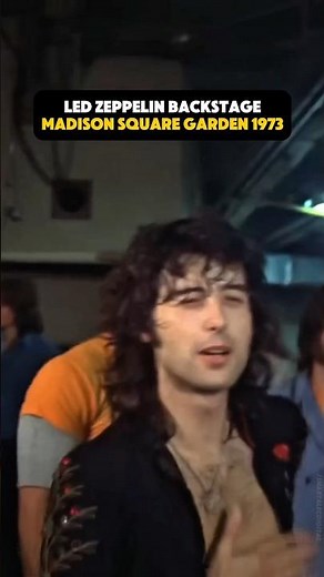 Led Zeppelin on North American Tour “Backstage at Madison Square Garden” 1973 #shorts #fyp #foryou