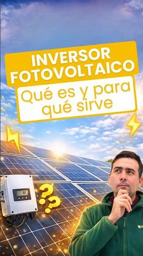 ☀⚡Solar panel inverter: what is it?